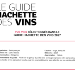 594 Guide hachette des vins 2027 malgarnie Domaine Nebout Vignoble Vins Vigneron Saint Pourcain Allier Auvergne